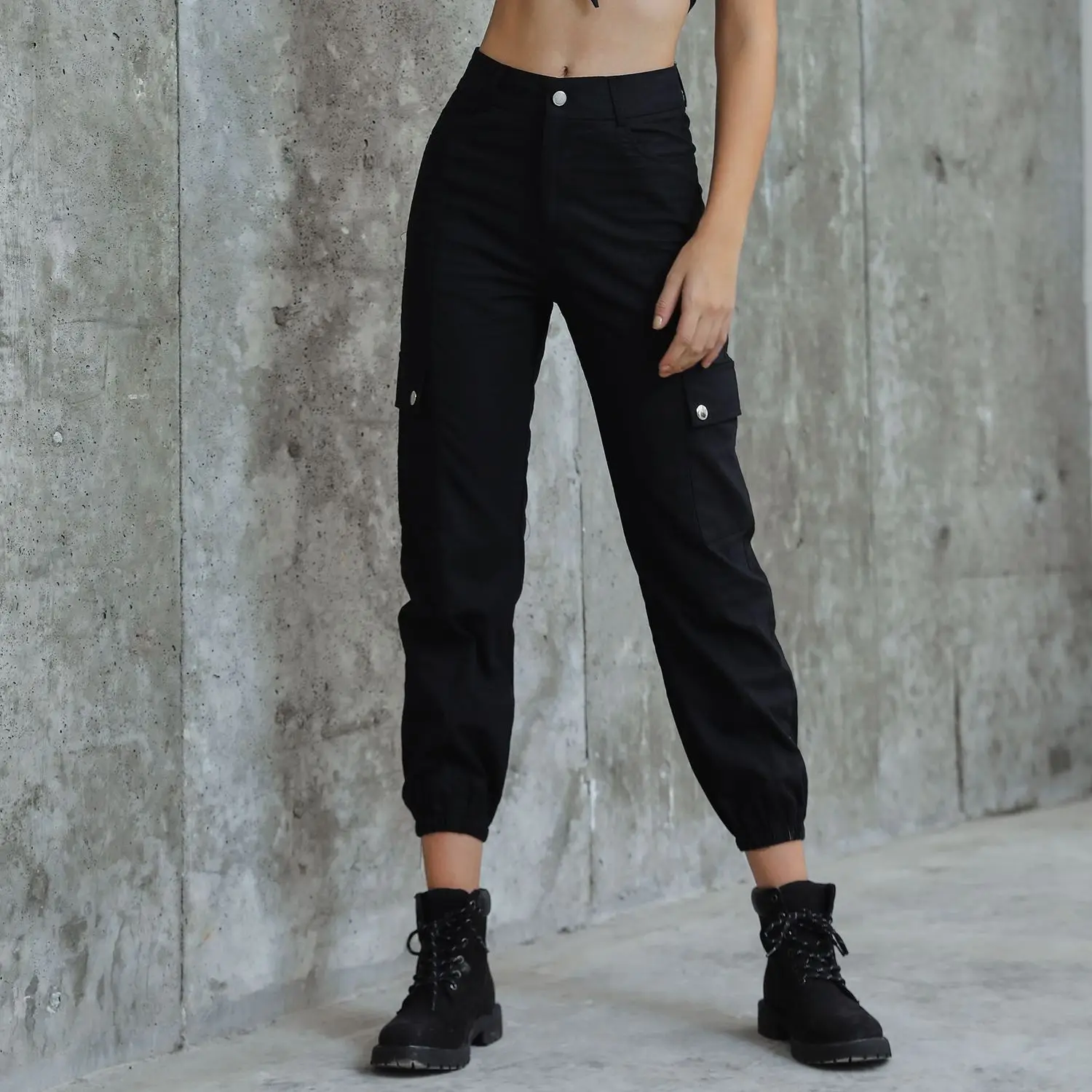 

Europe And America Fashion WOMEN'S Dress Hot Selling Casual Sexy Half-length Versatile Trousers Wholesale Streetwear Sweatpants