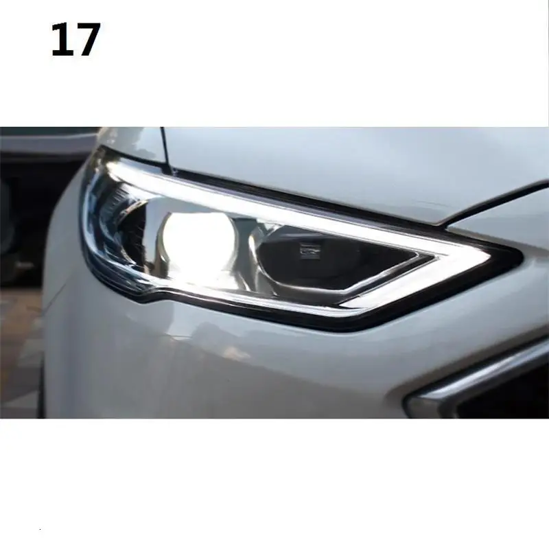 Drl Neblineros Para автозапчасти дневные ходовые огни автомобили Cob внешние светодиодные фары автомобильные фары в сборе для Ford Mondeo
