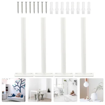 

4 Sets Floating Support Floating Shelf Support Blind Floating Bracket Support Invisible Bracket for Wall Indoor Store Home