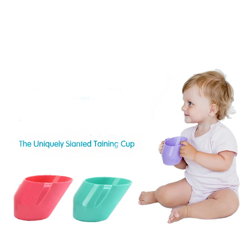 Baby Oblique Mouth Cup Leakproof Infant Learning Drinking Cups Tumble  Resistant Baby Drinking Cups Children Wash Cup - AliExpress