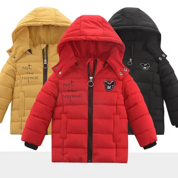 

Baby boy coat winter coat cartoon bear children 0-4 years old down coat thick warm coat baby girl coat hooded coat coat