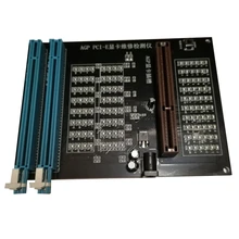 Computador agp pci-e x16 duplo-purpose soquete testador de exibição de imagem placa de vídeo verificador testador ferramenta de diagnóstico de cartão de imagem