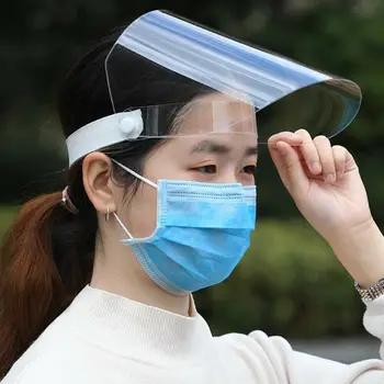 

Dental Full Face Shield Clear Protective Film Flip Up Visor Safety Cover Wholesale