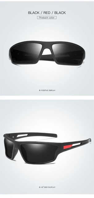 VIVIBEE Sports Red Polarized Sunglasses Men 2024 Trending Cycling Goggles  Outdoor Mirror Blue Unisex UV400 Riding Eyewear