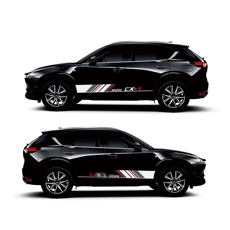 World Datong, спортивные полоски, автомобильные наклейки для Mazda CX-5, Mark Levinson, спортивный стиль, Виниловая наклейка на дверь автомобиля, боковой декор, наклейки