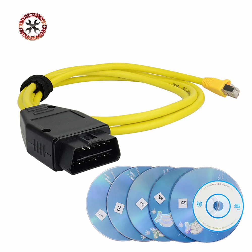 Новейшая модель Ethernet to OBD для BMW серии F кабель ENET E-SYS ICOM 2 кодирования с