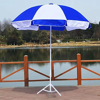 

Foldable Beach Umbrella Base Metal Adjustable Strong Wind Resistance Flag Pole Stake Umbrella Anchor Stand Holder Home Tool
