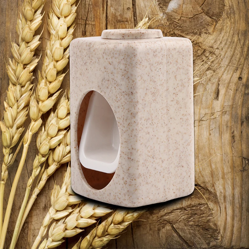 

Wheat straw Toothpaste Dispenser Bathroom Accessories Set Tooth Brush Holder Wall Mount Stand Toothbrush Bathroom Tools