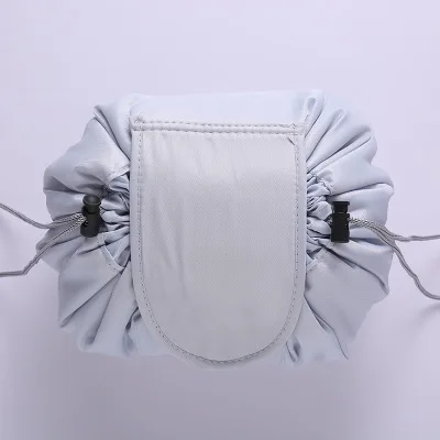 Light Grey PLEEGA женская косметичка на шнурке для путешествий, косметичка, органайзер, косметичка, чехол, сумка для хранения, набор туалетных и косметических принадлежностей, коробка - Цвет: Light Grey
