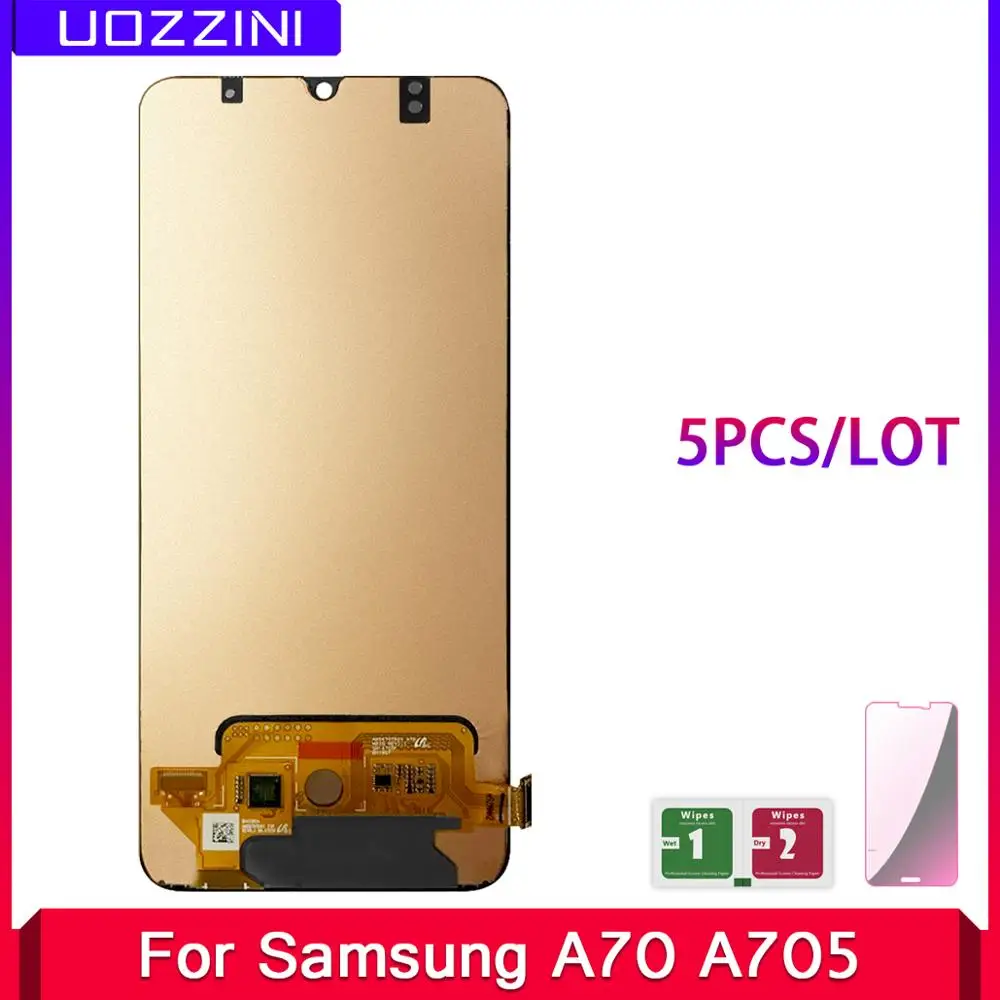 5 шт./лот тестирование для samsung Galaxy A70 A705 A705F SM-A705F ЖК-дисплей Дисплей кодирующий преобразователь сенсорного экрана в сборе