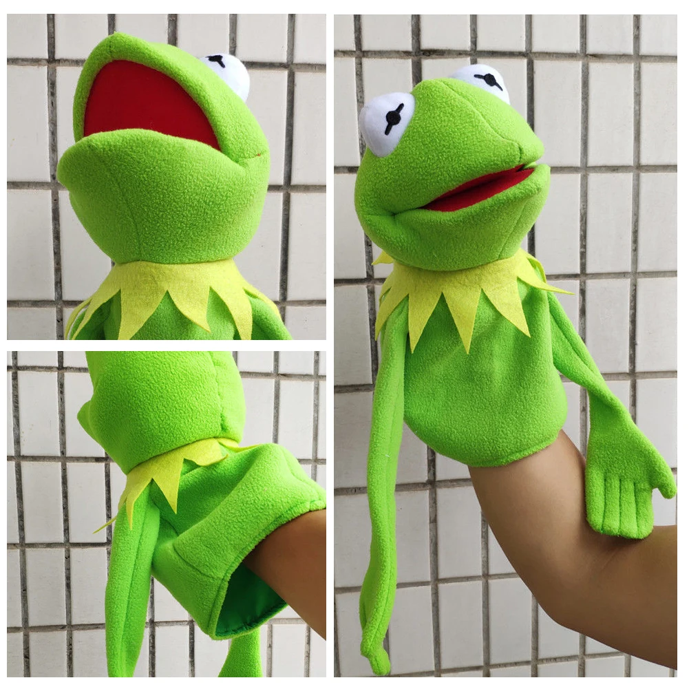 Плюшевая игрушка для кукол лягушек из сериала Muppet Kermit подарок на день рождения