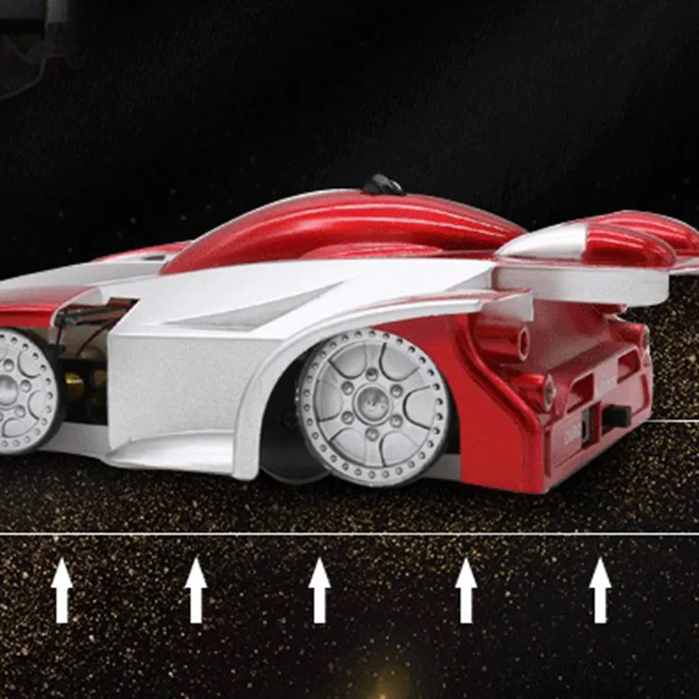 Горячая RC автомобиль настенный гоночный автомобиль игрушки подъем потолок подъем через стену пульт дистанционного управления антигравитационная игрушка модель автомобиля подарок для детей