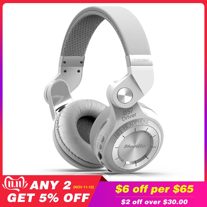 Günstig Bluedio T2 + Leistungsstarke Bass Stereo Bluetooth 5,0 Kopfhörer Wireless Headset Unterstützung FM Radio Micro Sd karte Spielen Mit mikrofon