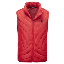 Для женщин Для мужчин Зимние Открытый Кемпинг Пеший Туризм Термальность Рыбалка моющиеся зарядка через usb жилет топления длинноволновой части, с застежкой-молнией, без рукавов, Повседневное