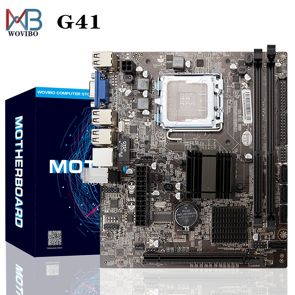 Carte mère G41 I3/I5/I7 pour ordinateur, composant pc, compatible avec  processeurs intel série Xeon/Pentium, socket LGA 771/775, mémoire DDR3 8  go, double canal | AliExpress