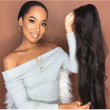 Женский черный длинный кудрявый парик синтетические волнистые волосы термостойкий длинный парик с крышкой QS888