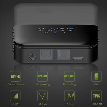 

Bluetooth 5.0 Audio Adapter Bluetooth Transmitter Receiver for TV Laptop Headphones Cell Phone Speaker AUX Electric Supplies