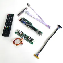 Для HSD170ME13-A/A04 пульт дистанционного управления+ инвертор+ клавиатура 4CCFL 30Pin LVDS VGA HDMI AV USB ЖК-дисплей Панель T. V56 плата контроллера DIY kit