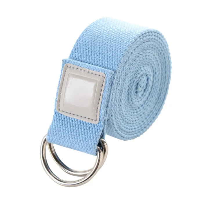 Эластичный пояс для йоги толстый прочный регулируемый d-кольцо Пряжка физиотерапия JT-Прямая поставка