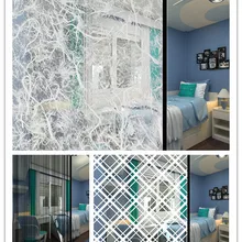 SUNICE разные стили клейкая оконная пленка матовая стеклянная пленка для двери ванной комнаты стеклянная декоративная пленка конфиденциальное покрытие 90*200 см