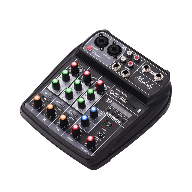 Studio Audio Mixer Instant Listening 48V Digital Processor Digital Line  Mixer Console for PC Recording Input Recording DJ Stage - AliExpress