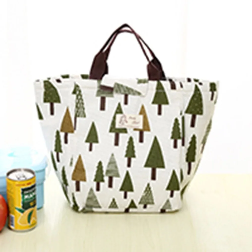 

Custom Design Neoprene Thermal Insulated Tote Lunch Bag Portable Lunch Handbag Home convenient Insulation Storage Tote bag
