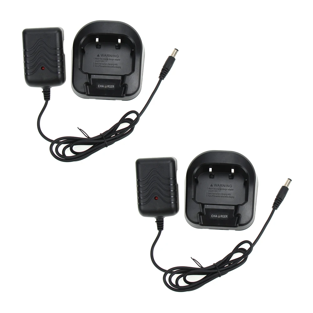 2X Baofeng Desktop Charger and Adapter for Baofeng UV 82 UV 82L UV 8D UV 82HP 1