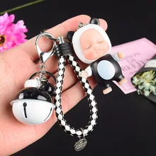 Креативный милый мультяшный брелок для сна, кукла для мужчин и женщин, рюкзак для куклы, автомобильный подвесной Orna для мужчин, маленький подарок, крутой, Южная Корея