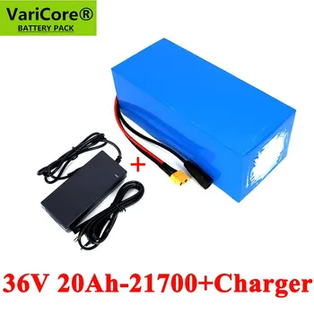 

VariCore 36V 20Ah battery 21700 10S4P 500W high power batteries 42V 20000mAh Ebike electric bicycle with BMS Protection+Charger