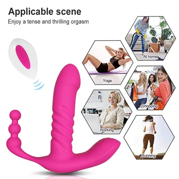 Wireless G-Spot Vibrator For Women Clitoris Stimulator Automatic Thrusting Dildo Vibrating Female Masturbator Sex Toy For Adults 4