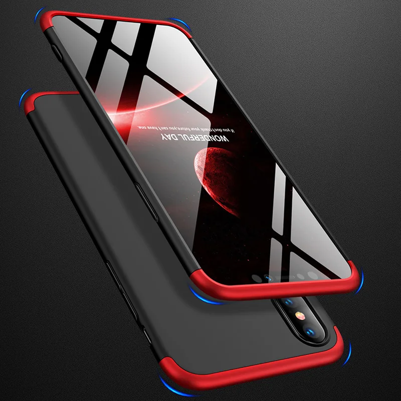 360 Полное покрытие для iPhone XR SE 2020 11 Pro Max 12 мини Чехол Жесткий ПК 3 в 1 чехол iphone 7 8 Plus X