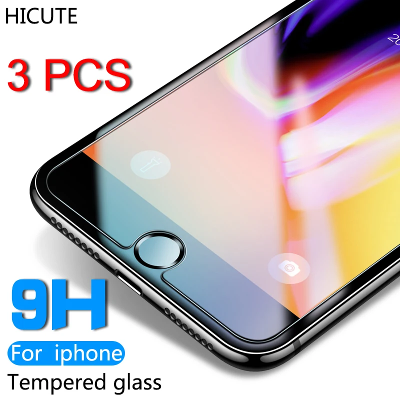 Закаленное стекло для iphone 7 plus Защитное экрана 4 8 x 5 6 6s x|Защитные стёкла и плёнки| |