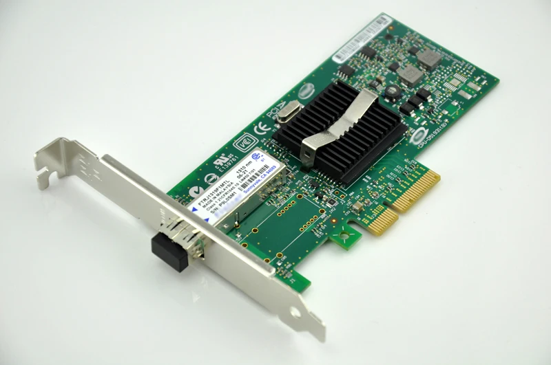 1000 Мбит/с PCIe X4 NIC карта серверный адаптер с SFP LX одномодовый модуль EXPI9402PF