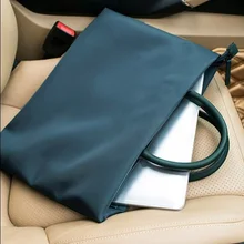 Сумка для ноутбука A4 Портативный мешок с застежкой-молнией Водонепроницаемый Портфели портфель Для мужчин Для женщин Бизнес офисная Конференция сумка органайзер для бумаг