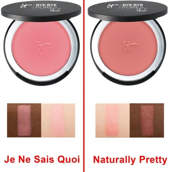 

It Bye Bye Pore Blush 2 Color Face Rouge Makeup Cheek Powder Minerals Blusher Palette Naturally It Cosmetics Skin Newest Peach