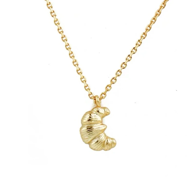 2021 Croissant Charm Necklace For Women Moony Summer Collection Friendship Gold Pendent Choker Girl Best Gift | Украшения и
