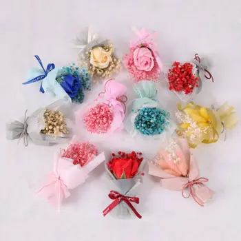 

Dried Flower Bouquet Mini Bouquet Valentine's Day Mother's Day Gift New Year Gift Mini Bouquet Artificial Flower Decoration