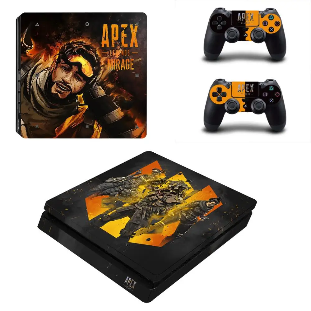 YSP4S-3335 APEX Legends PS4 тонкая наклейка Play station 4 кожа Наклейка для playstation 4 PS4 Slim консоль и контроллер Скины Виниловые - Цвет: YSP4S-3335