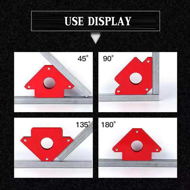 25LB пайка локатор сильные магнитные сварочные магниты держатель 3 угла стрелка сварщик позиционер сварочный инструмент Аксессуары