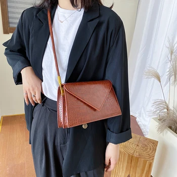 

Stone Pattern Shoulder Bags For Women 2019 Luxury Handbags Women Bags Designer PU Leather Crossbody Messenger Bags Lady Purses