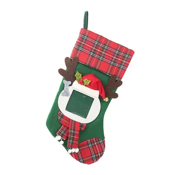 

New Year Christmas Stocking Sack Xmas Gift Candy Bag Noel Christmas Decorations Home Christmas Tree Decor