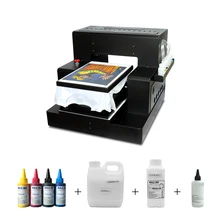 Imprimante automatique A3 DTG A3(329*500mm) imprimante à plat t-shirt machine d'impression de tissu bricolage t-shirt imprimante(China)