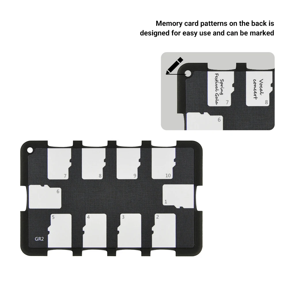 JJC 얇은 마이크로 SD 카드 홀더 SD 카드 케이스 지갑 SD 마이크로 SD TF 카드 용 신용 카드 크기 하드 쉘 카메라 사진 액세서리