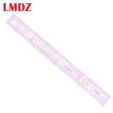 LMDZ plastikowe szycie krawiec 54 cm wspólne dwustronnie metryczne linijka prosta przezroczysta miarka obrus patchworkowy linijki do cięcia