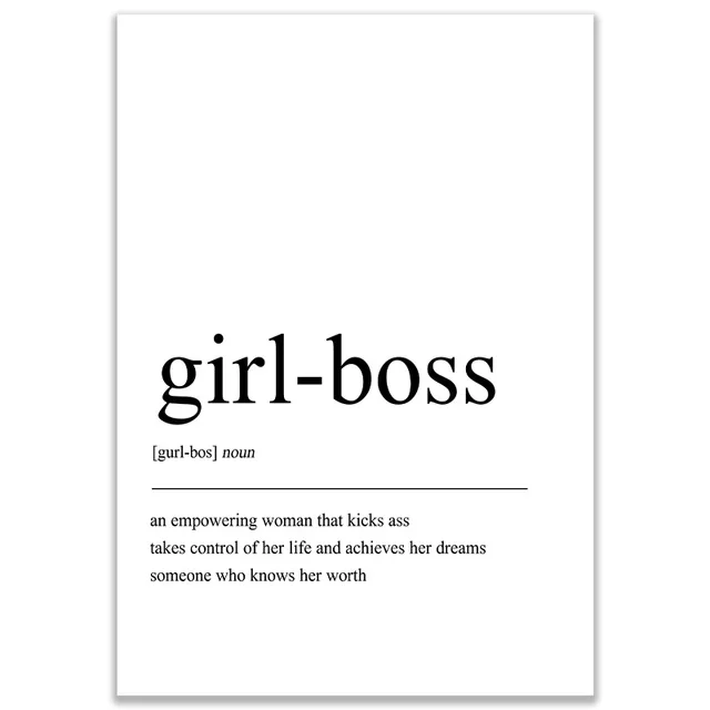 Nordic-Black-And-White-Girl-Boss-High-Heel-Canvas-Painting-Poster-Print-Living-Room-Bedroom-Wall (3)