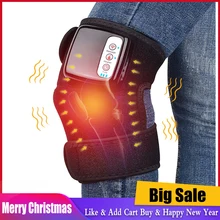 Коленный тепловой массажер переносной коленный обертывающий массажер для облегчения боли в суставах физическое лечение беспроводной и Перезаряжаемый уход за здоровьем