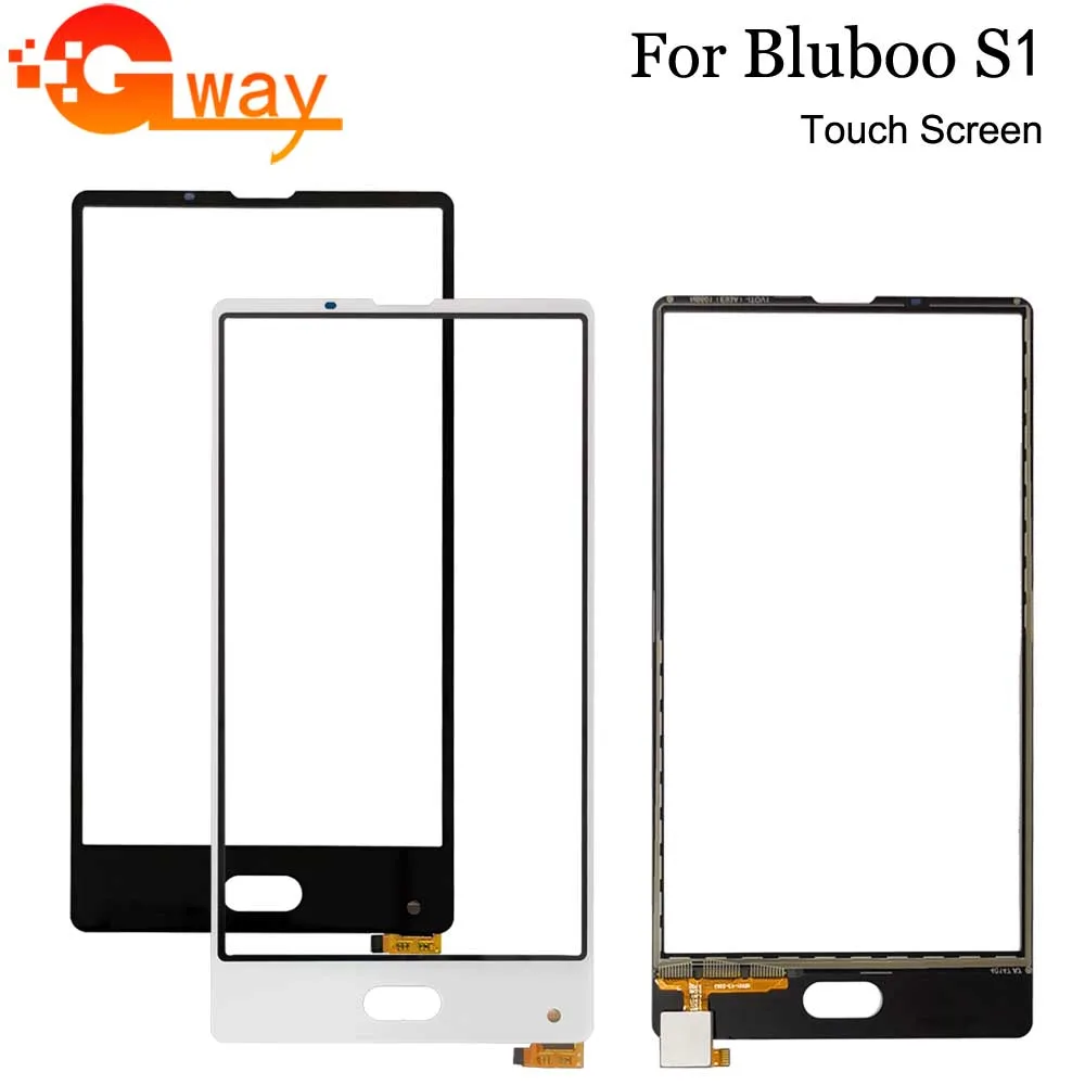 Черный/белый для 5 дюймов BluBoo S1 сенсорный экран Сенсорная панель дигитайзер