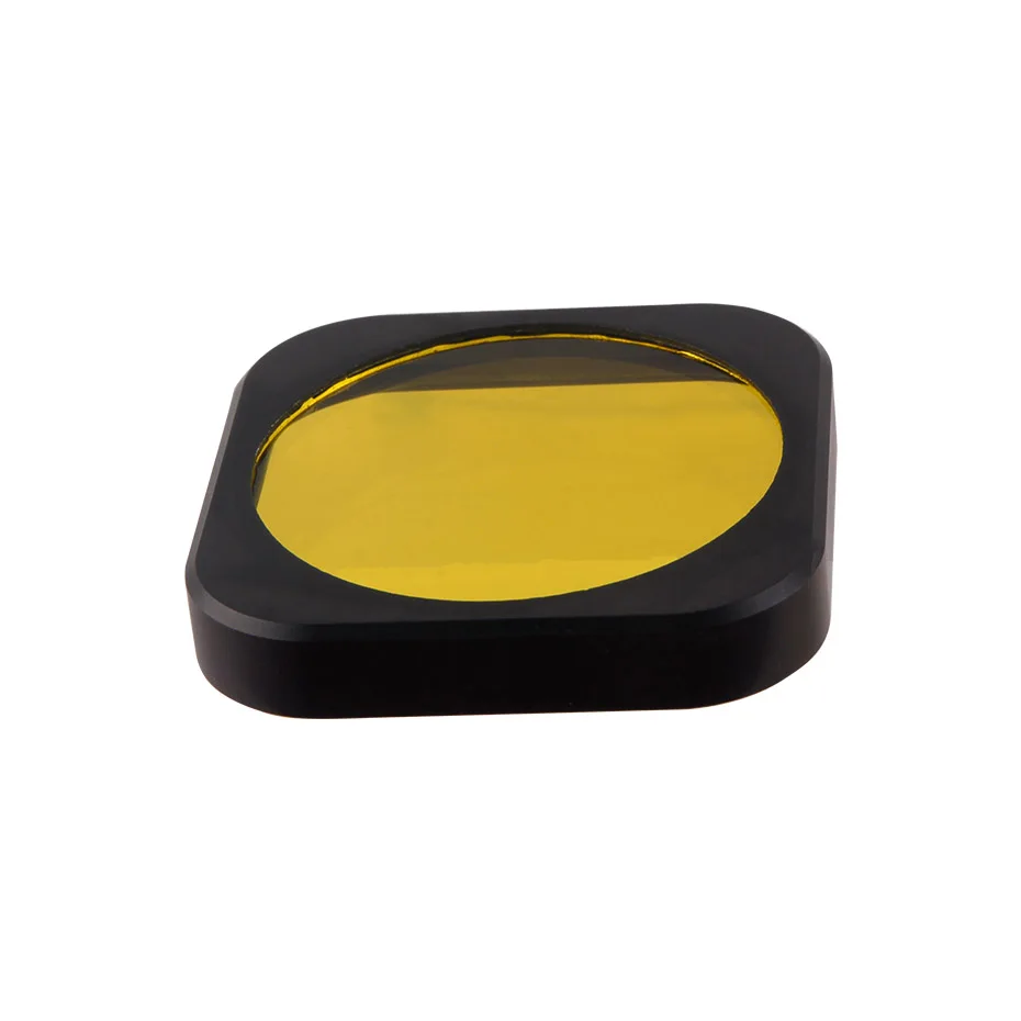 Yellow CAENBOO Mijia фильтр для экшн-камеры Дайвинг Красный Желтый Пурпурный UV PL фильтры для Xiaomi Mijia 4K мини оригинальные аксессуары для корпуса - Цвет: Yellow