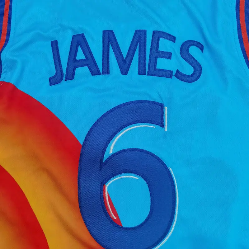 Camisa de basquete jam2 espaço tune esquadrão
