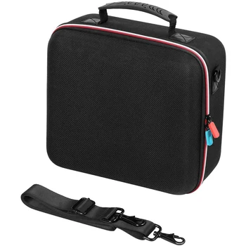 

FULL-Deluxe Carrying Case for Nintendo Switch, Travel Case with Handle and Shoulder Strap, Fit Complete Switch System + Pro Cont